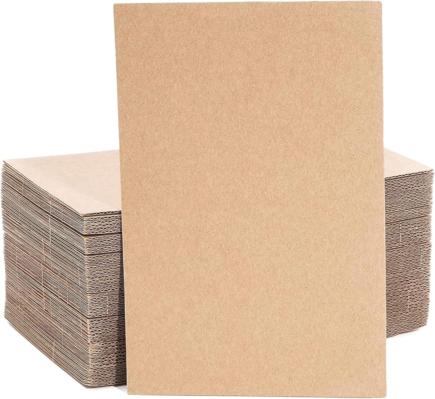 A2 Corrugated Cardboard Packaging Sheets Double Wall - Cardboard Inserts Flat Cardboard Layer Pads for Packing, Mailing or Art Crafts DIY Projects
