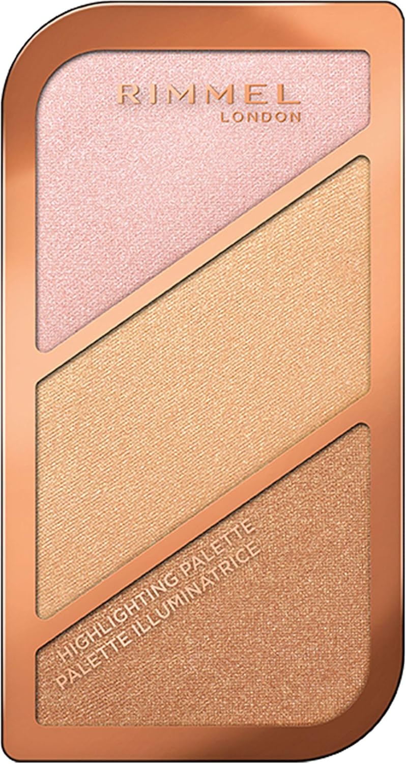 Rimmel Highlighter Sculpting Palette, In the Buff, 18.5 g (Packaging May Vary)