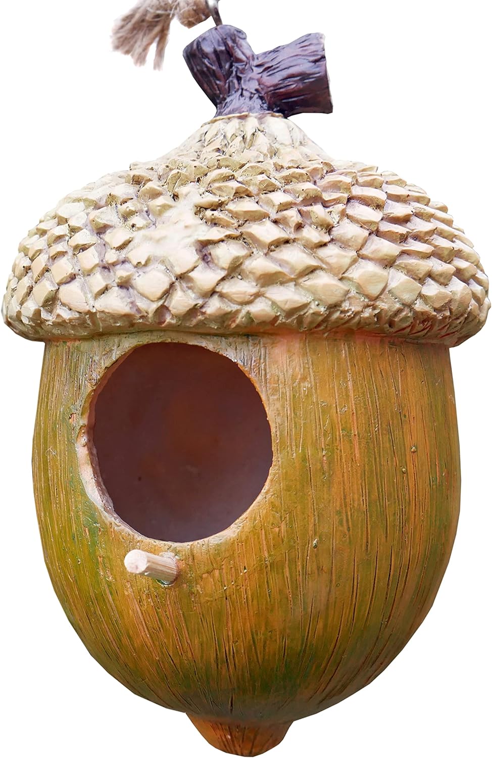 Birdhouses Bird house hotel outdoor Nesting Box Robin Nester Shelter, Tree hanging Acorn ornament gardent decor, wildlife animal Birds feeder station (Acorn)