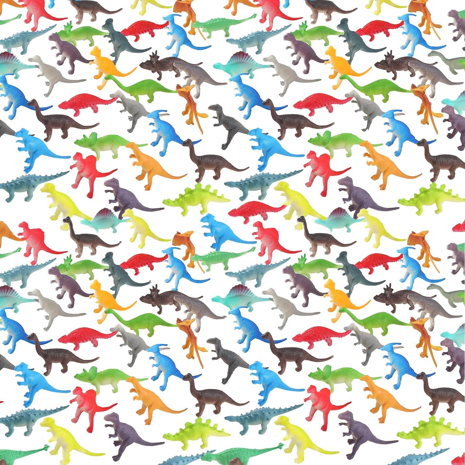 168 Pcs Mini Dinosaur Figure Toys - Realistic Plastic Dinosaur Set for Kids Children Toddler Learning Educational, Goody Bag, Party Supplies, Pinata Stuffers Easter Eggs Easter Basket Filler
