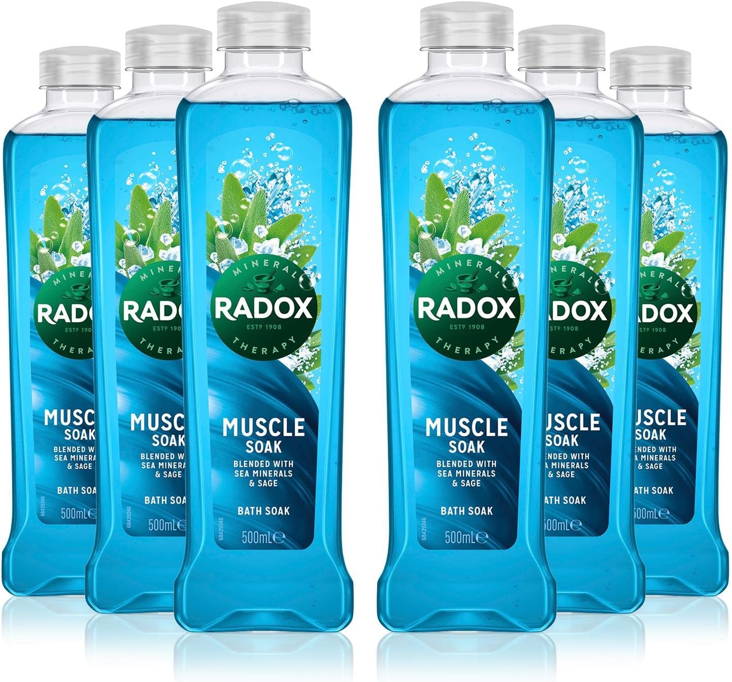 Radox Muscle Soak Bath Therapy 6x500 mL