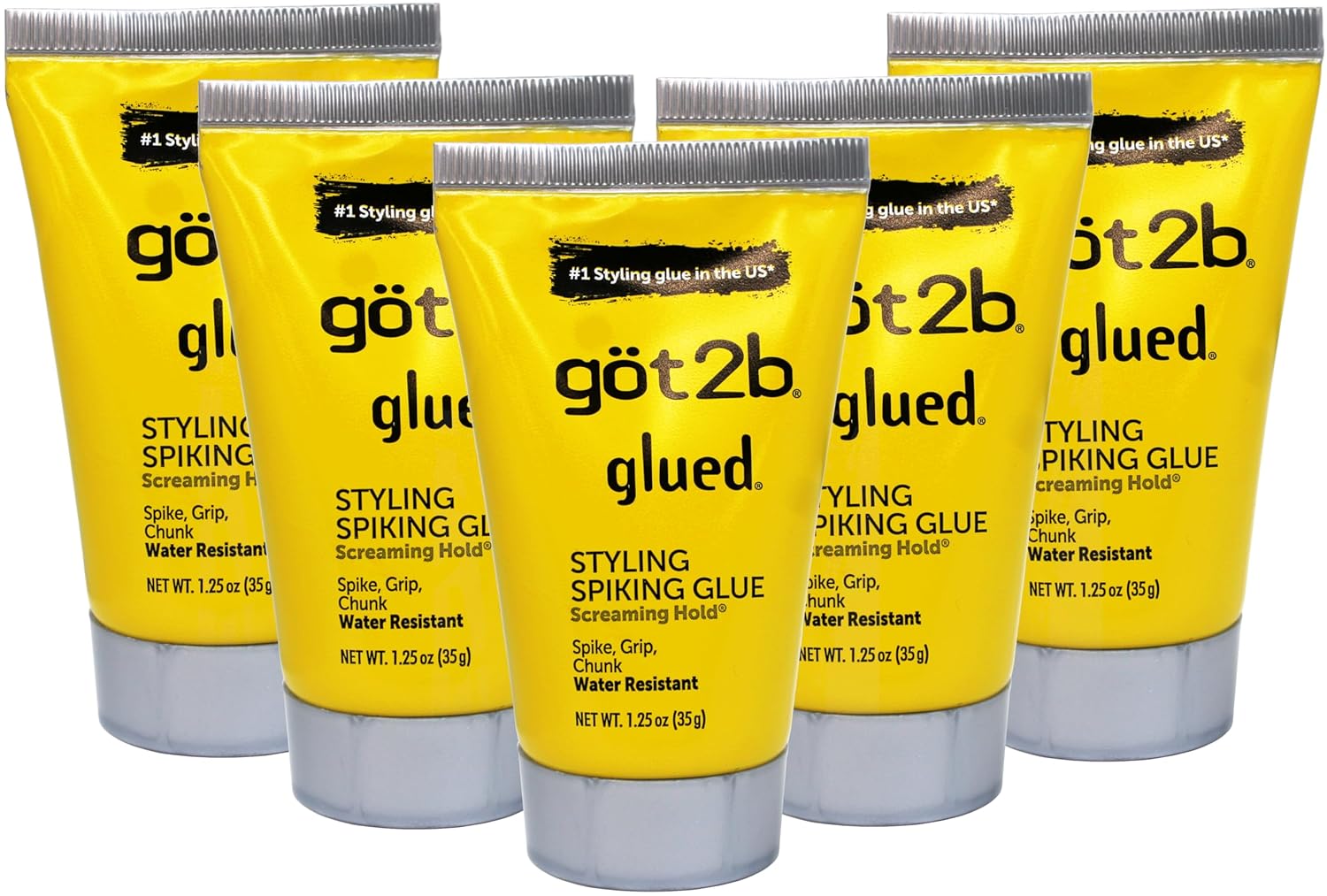 Schwarzkopf got2b Glued Styling Spiking Glue 1.25 oz (Pack of 5)