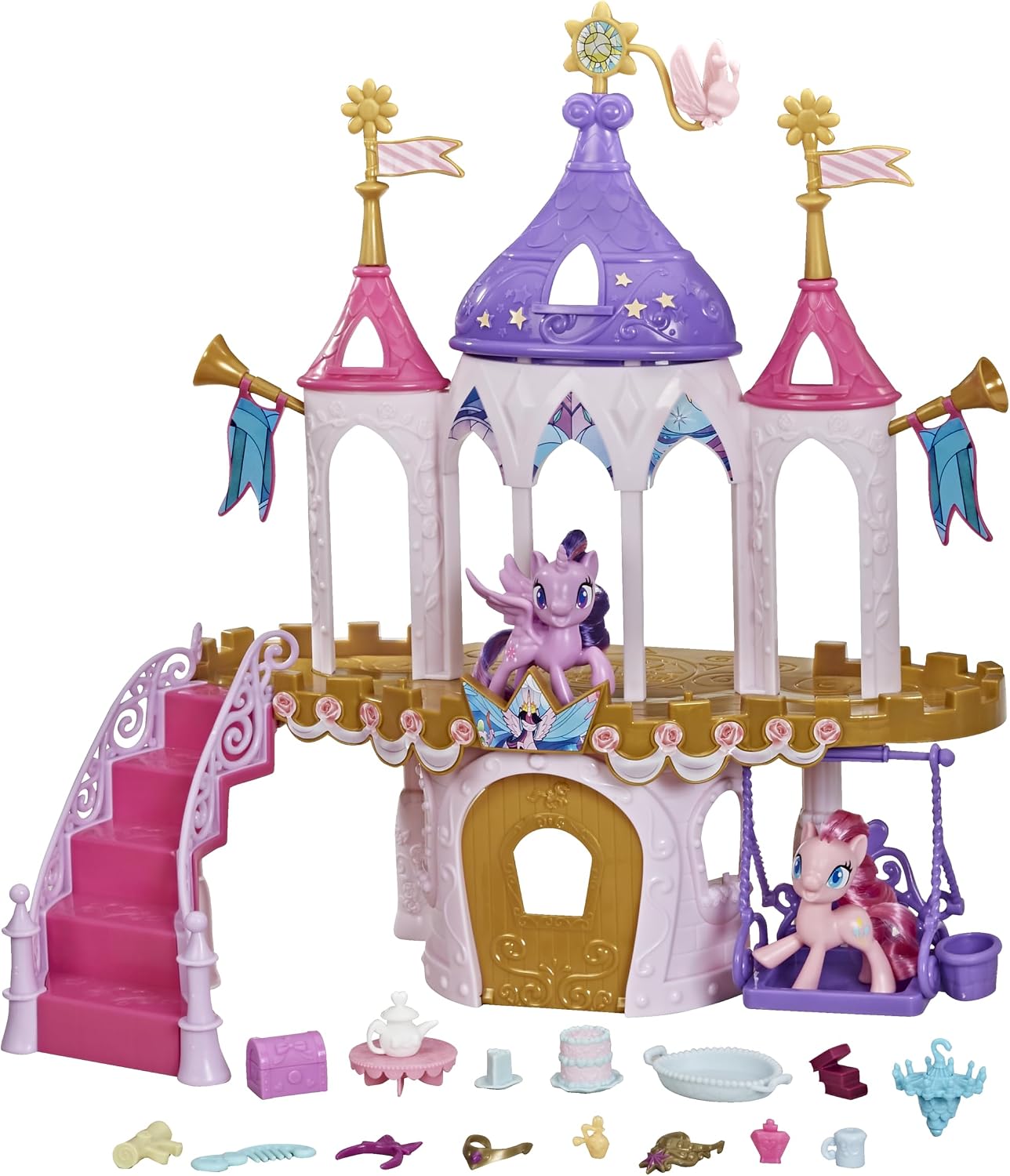 My Little Pony Friendship Castle Playset Including Twilight Sparkle and Pinkie Pie Figures (Amazon Exclusive)