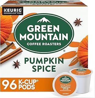 Green Mountain Coffee Roasters Pumpkin Spice Coffee, Keurig Single-Serve K-Cup Pods, Light Roast, 96 Count
