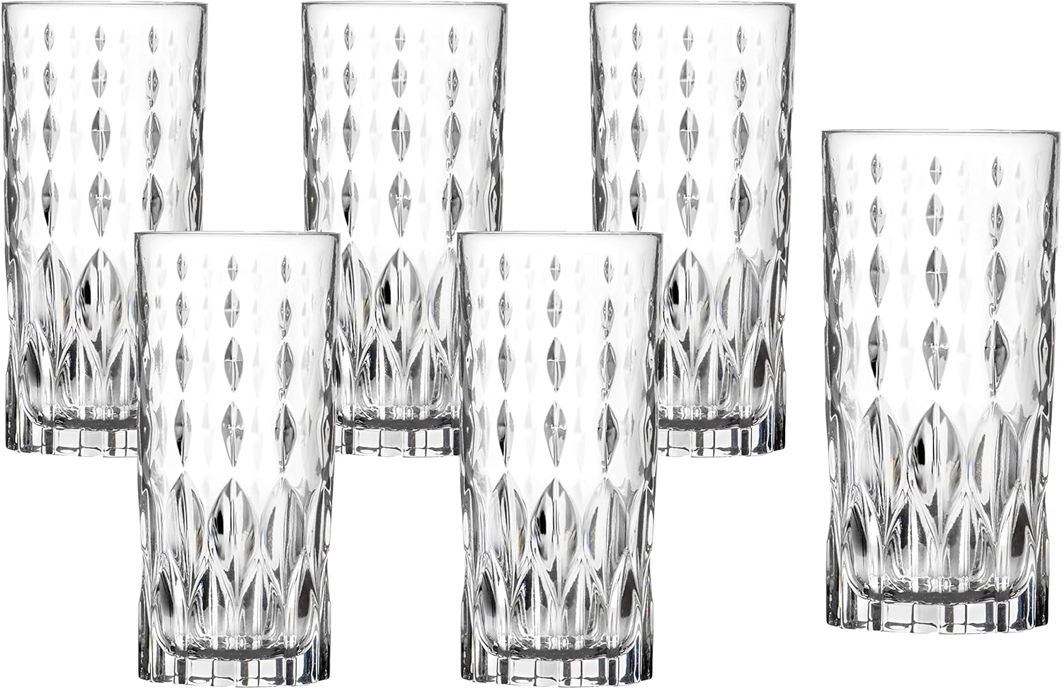 RCR Italy Marilyn HB Tumbler-Set of 6 PC, 350 ml