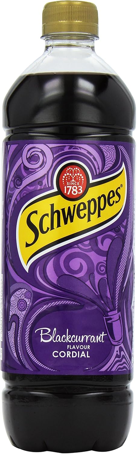 Schweppes Blackcurrant Cordial, 1L