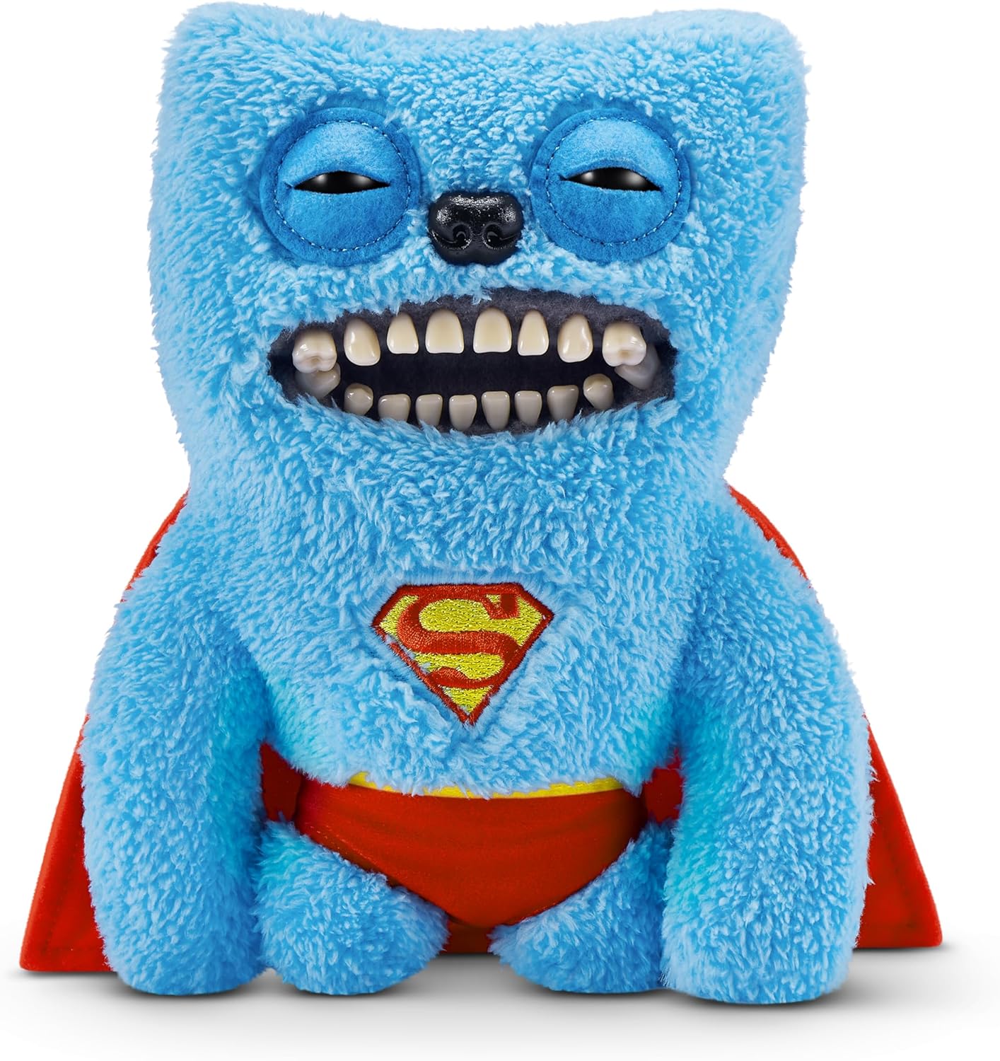 Fuggler x DC 9-inch by ZURU, Funny Ugly Monster Plush Toy, Soft Superhero Doll Plushies for Kids and Adults (Superman)