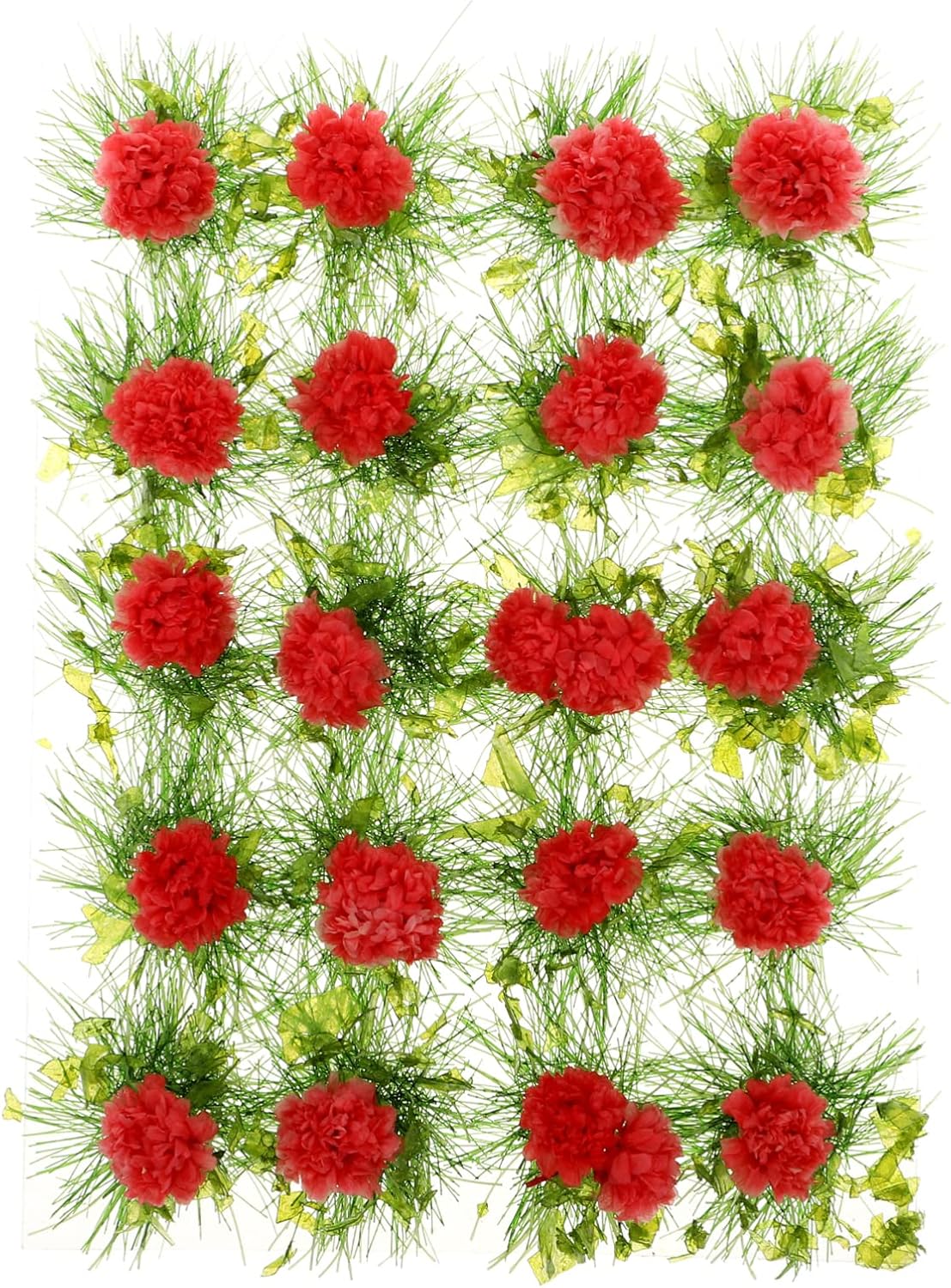 Happyyami Elegant Artificial Rose Cluster Heatproof and Easy Maintenance for Fairy Garden and Miniature Decorations