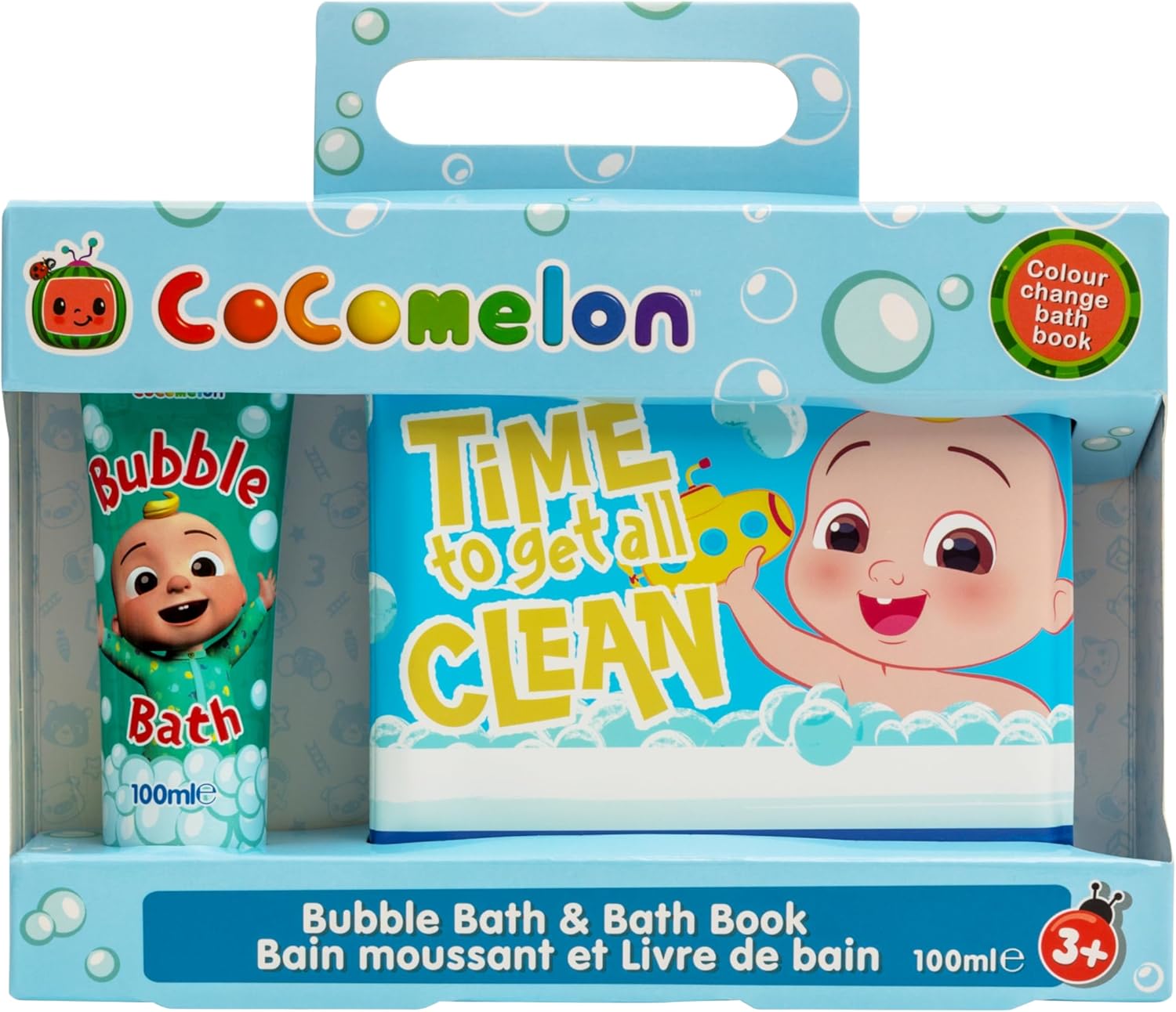 CoComelon Bath Book & Bubble Bath - Children's Gift Set - Bath Gift Set - Award-Winning
