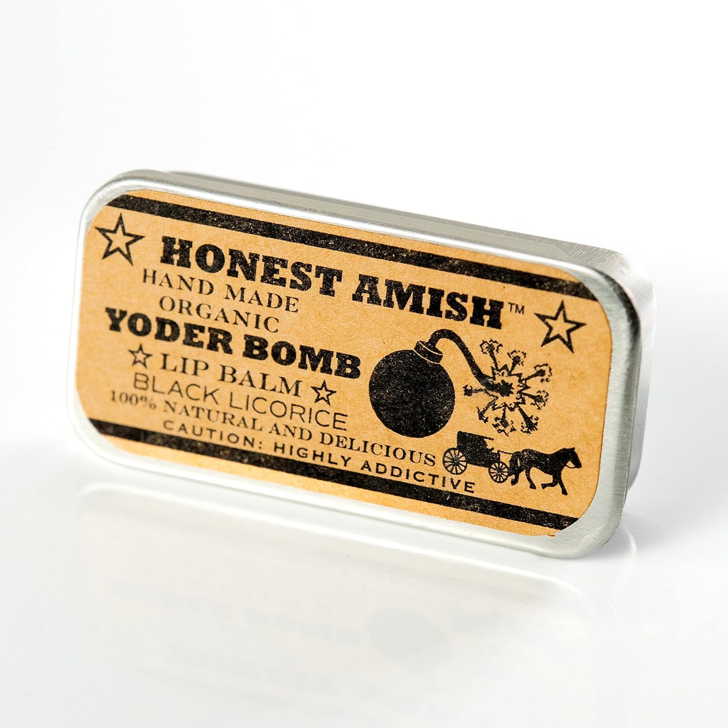 3 pack of Licorice Lip Balm - Yoder Bomb By Honest Amish- All Natural