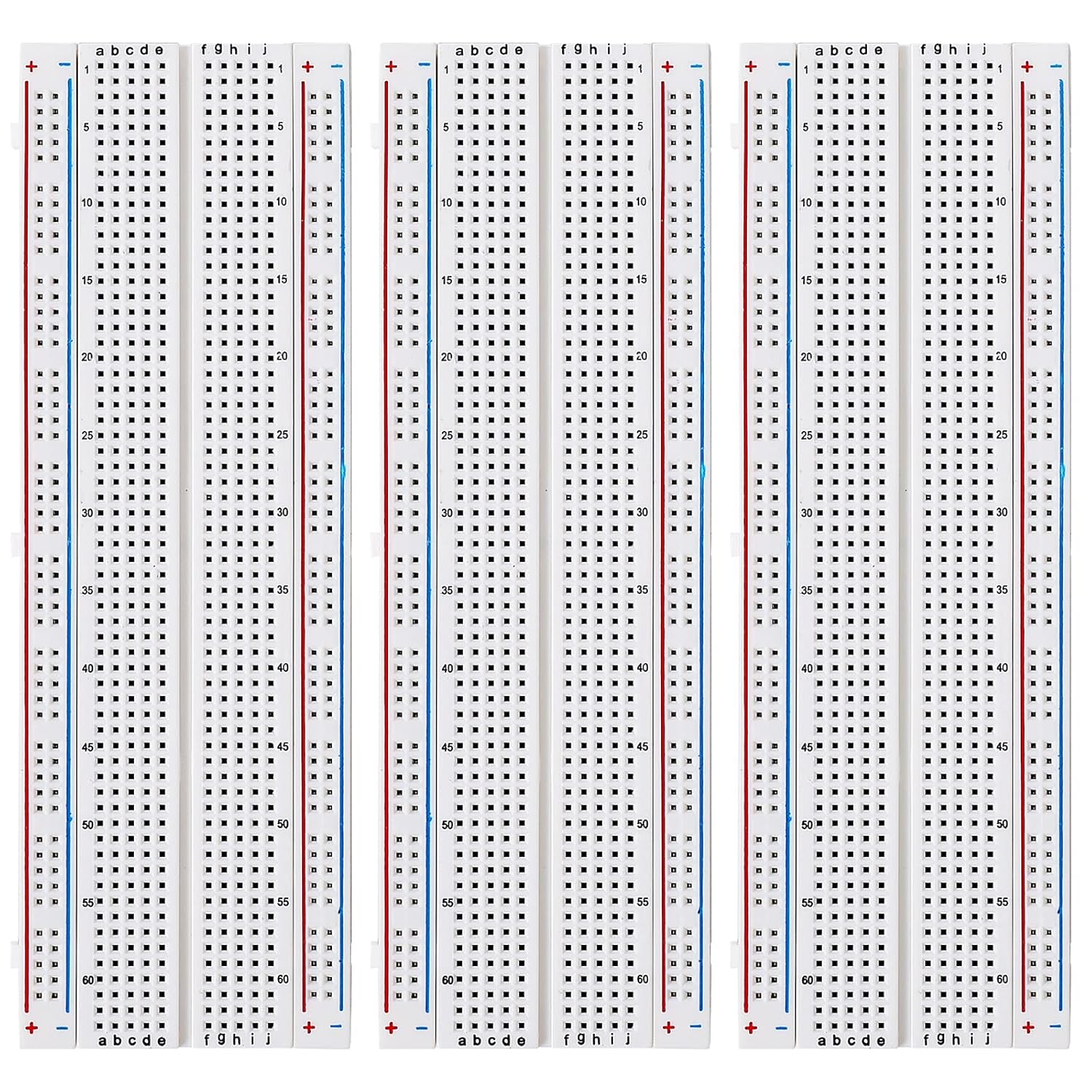 3 Set of Solderless Prototype Breadboard 830 tie Points Breadboard