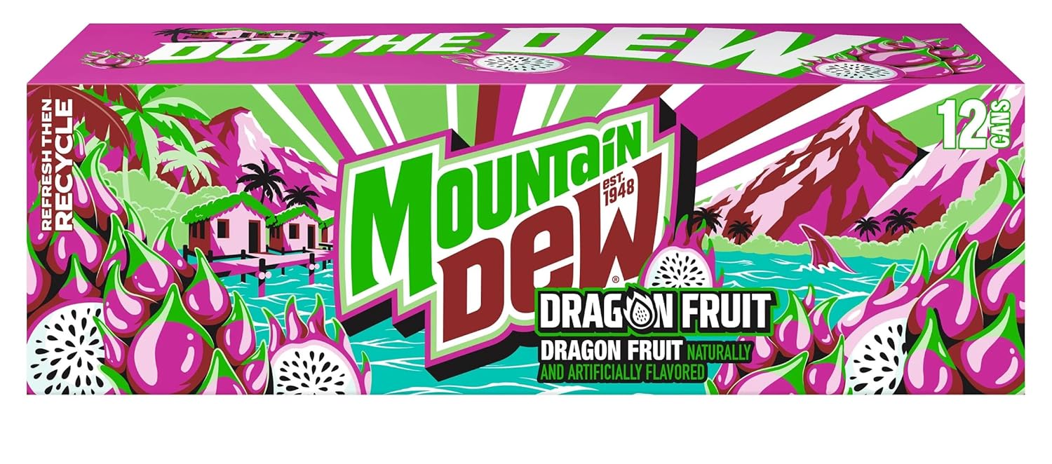 Mountain Dew Dragon Fruit 12x355ml
