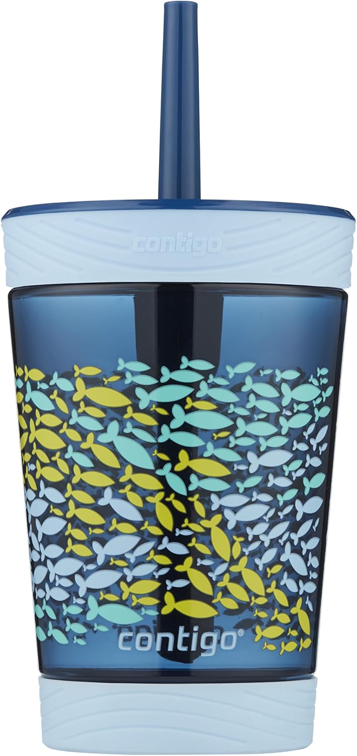 Contigo Kids Spill-Proof 14oz Tumbler with Straw and BPA-Free Plastic