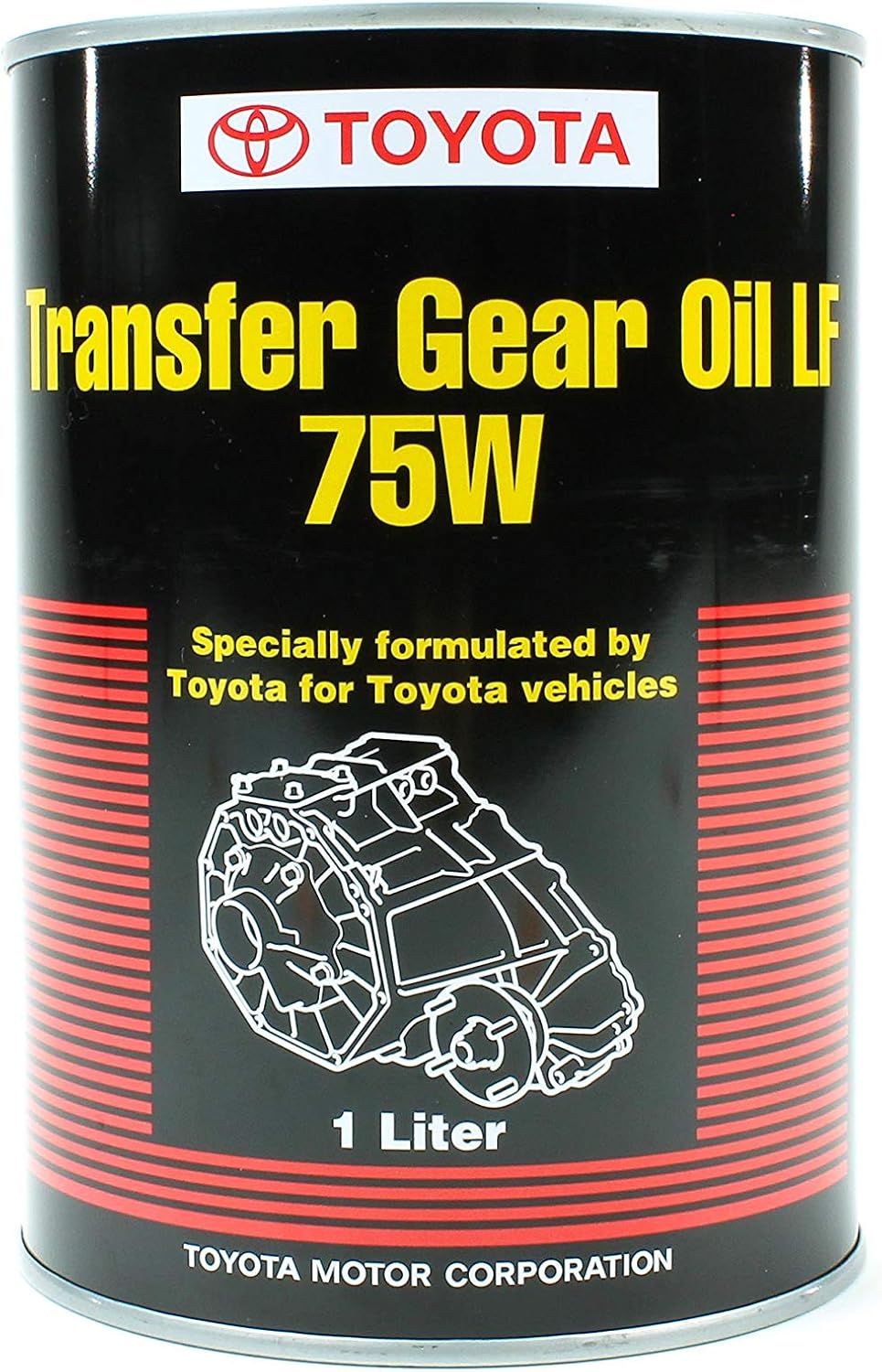 Toyota Genuine Transfer Case Gear Oil LF 75W 1 Litre 08885-81080