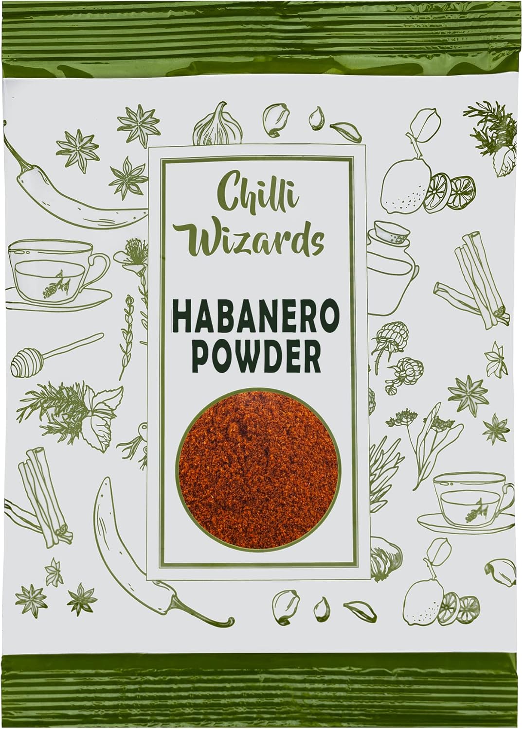 Habanero Chilli Powder (Mexican) - 100g - Chilli Wizards