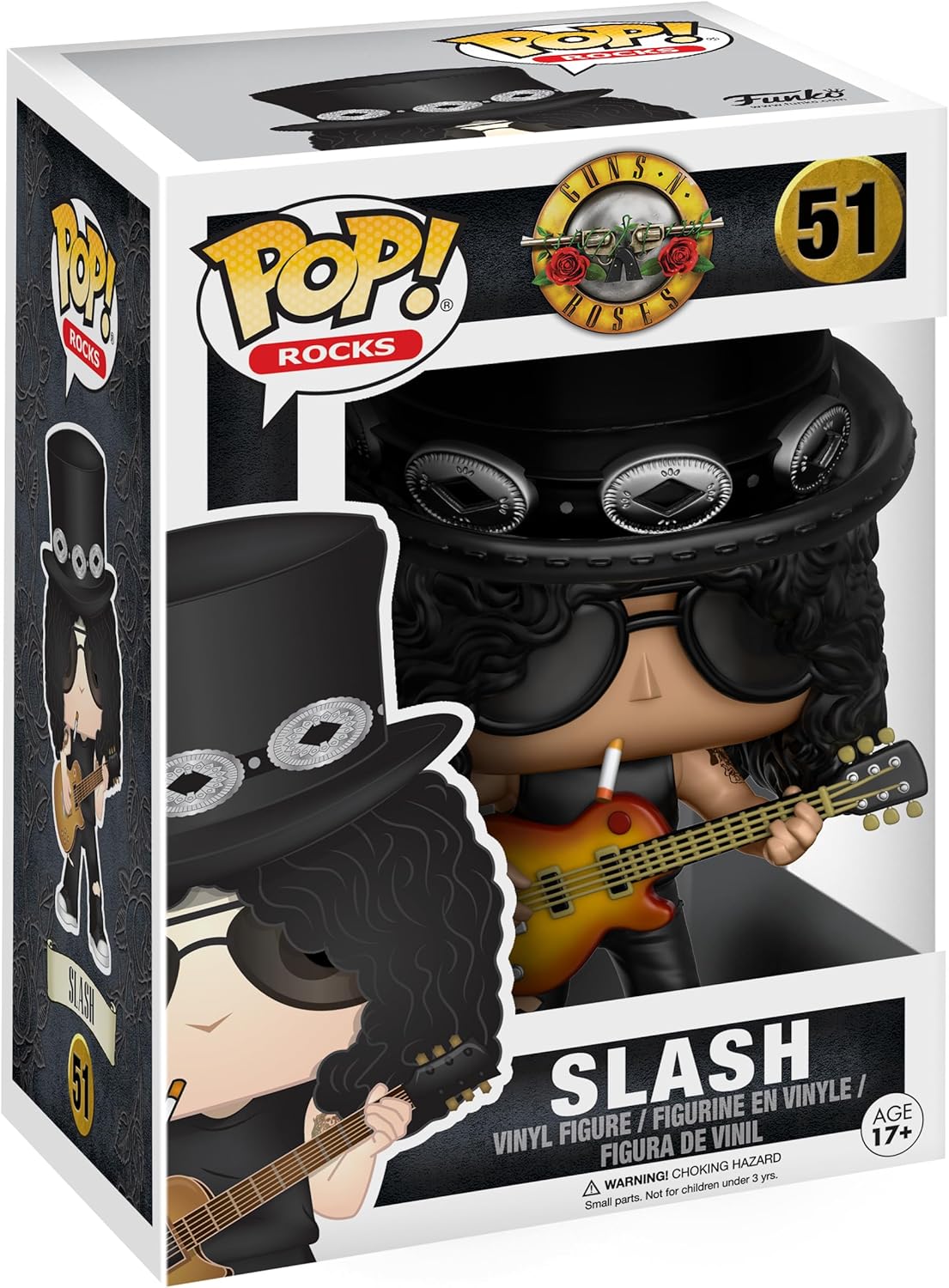 Funko POP! Vinyl: Rocks: GN'R: Slash - Guns N Roses - Collectable Vinyl Figure - Gift Idea - Official Merchandise - Toys for Kids & Adults - Music Fans - Model Figure for Collectors and Display