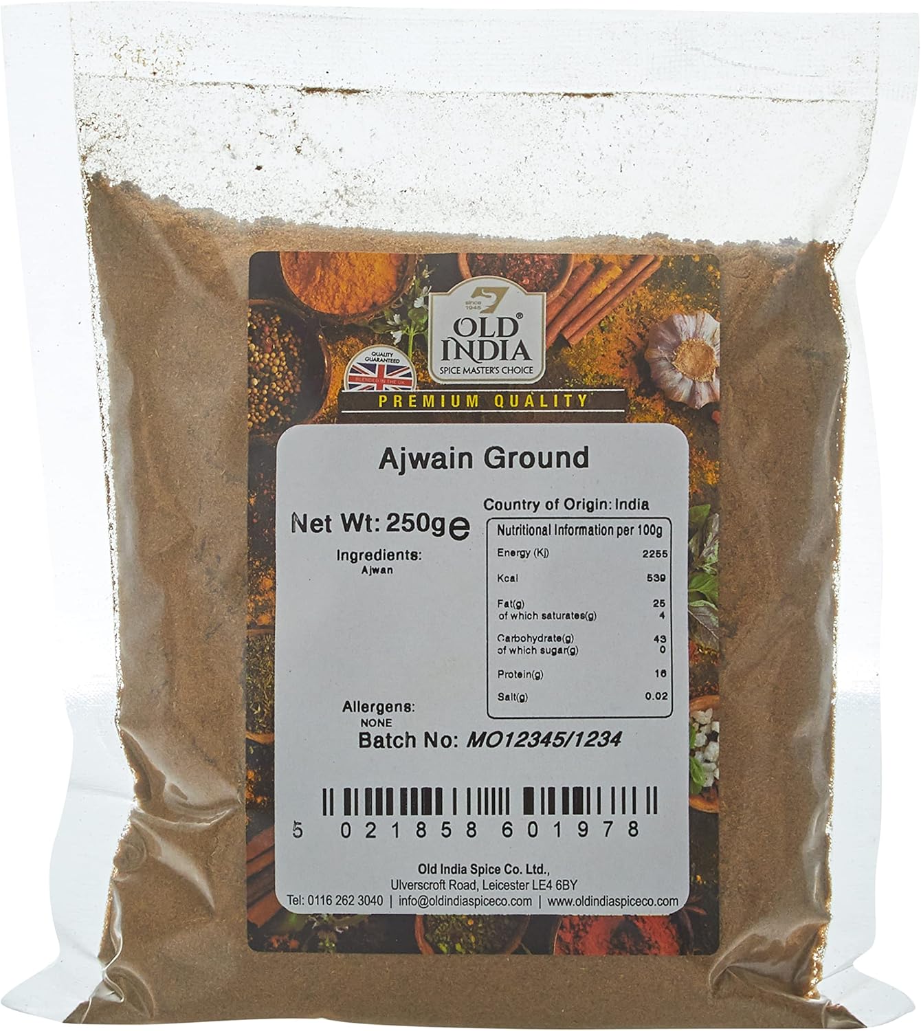 Old India Ajwain Ground 250g