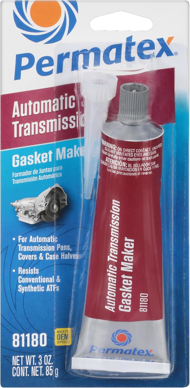 Permatex 81180 Automatic Transmission RTV Sealant, 3 oz. Tube , Gray