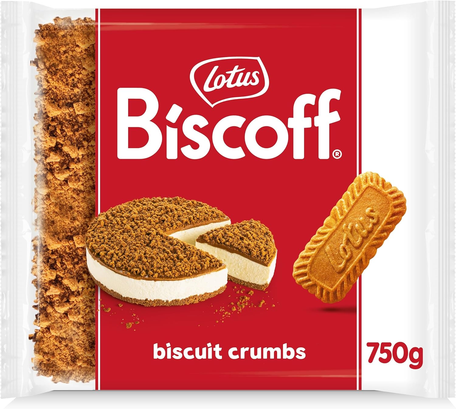Biscoff - Caramelised Biscuit Crumble - Ingredients from natural origin - Vegan - No colours or added flavours - 750g