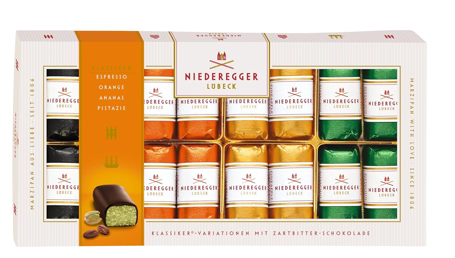 Niederegger Classic Marzipan Variations - 200 g/7.0 oz