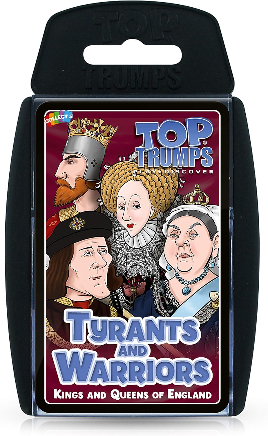 Top Trumps Tyrants and Warriors Card Game - Kings and Queens of England