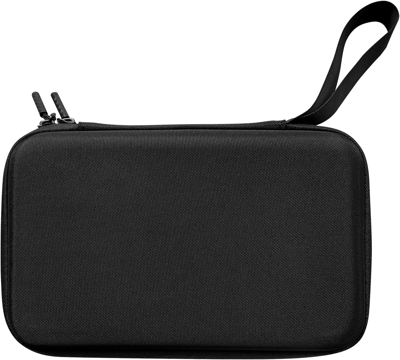 Portable Nylon Carrying Bag S9 Gaming Phone Controller, with Mesh Pocket, Dual Zippers, Securing Band and Wrist Strap (Black)