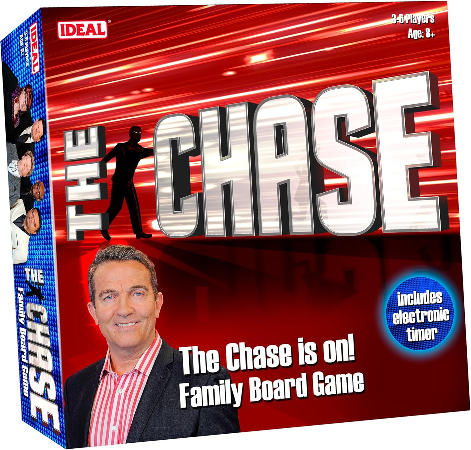 IDEAL | The Chase game: The Chase is on!| Family TV Show Board Game| For 3-6 Players | Ages 8+