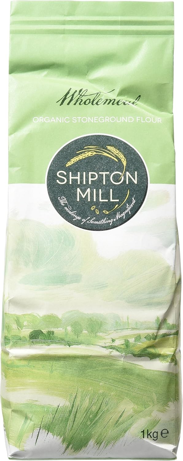 Shipton Mill Organic Strong Wholemeal Flour 1 kg (Pack of 6)