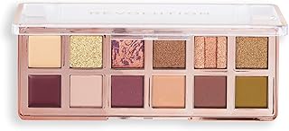 Revolution Beauty, The Eternal Icon Eyeshadow Palette, 12 Ultra-Pigmented Matte & Shimmer Finishes & Shades, Long-Lasting & Blendable, Vegan & Cruelty-Free, 3.53 oz