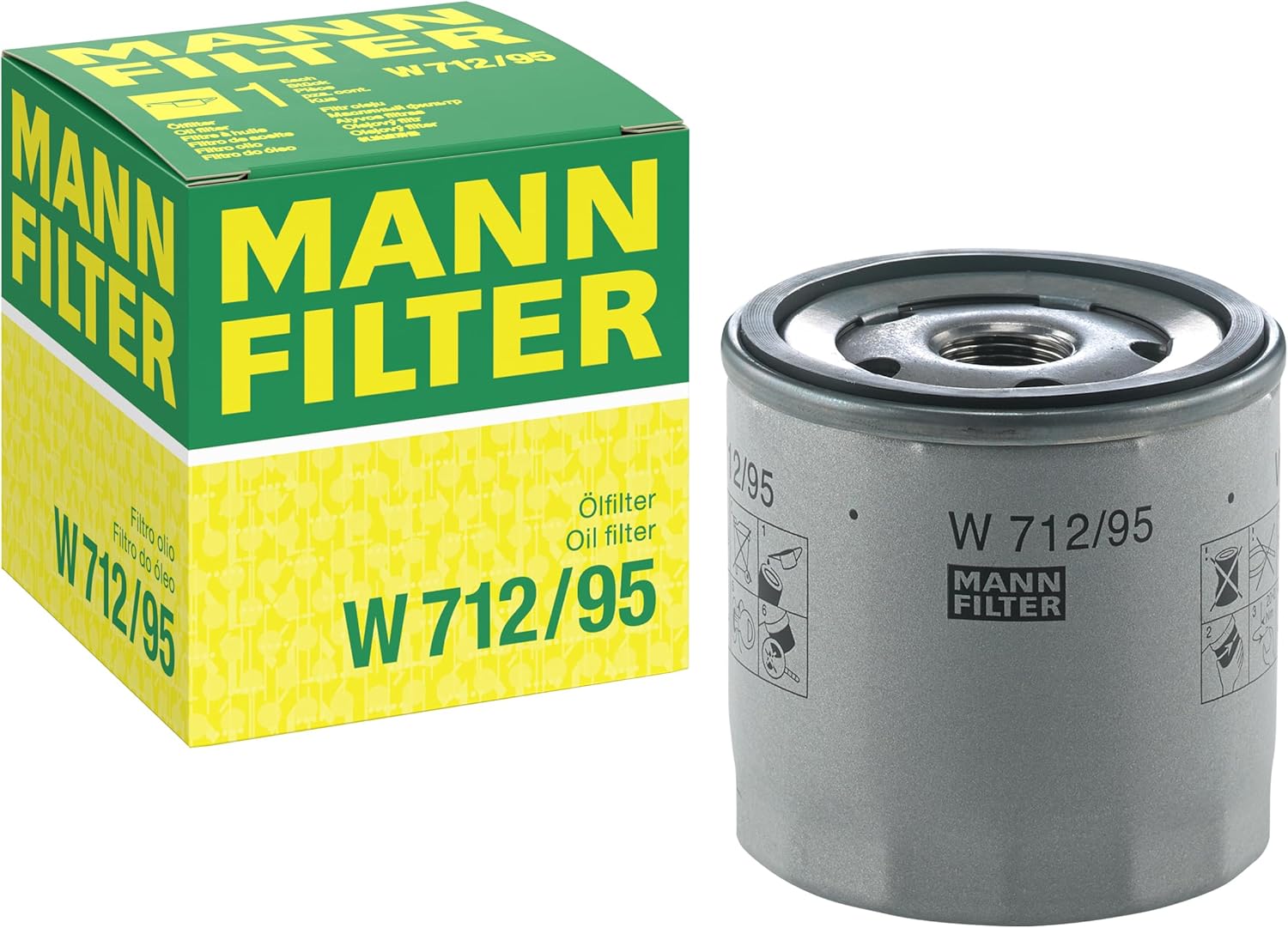 MANN-FILTER W 712/95 Oil Filter - for Cars + Transporters