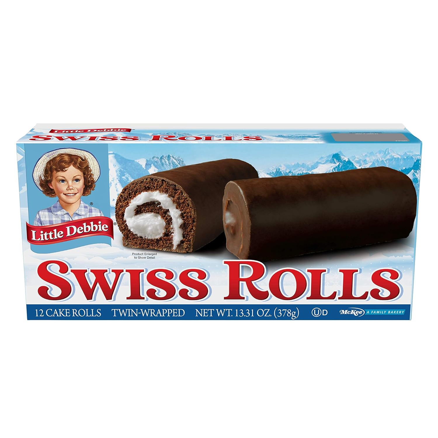 Little Debbie Swiss Rolls, 13 Ounce