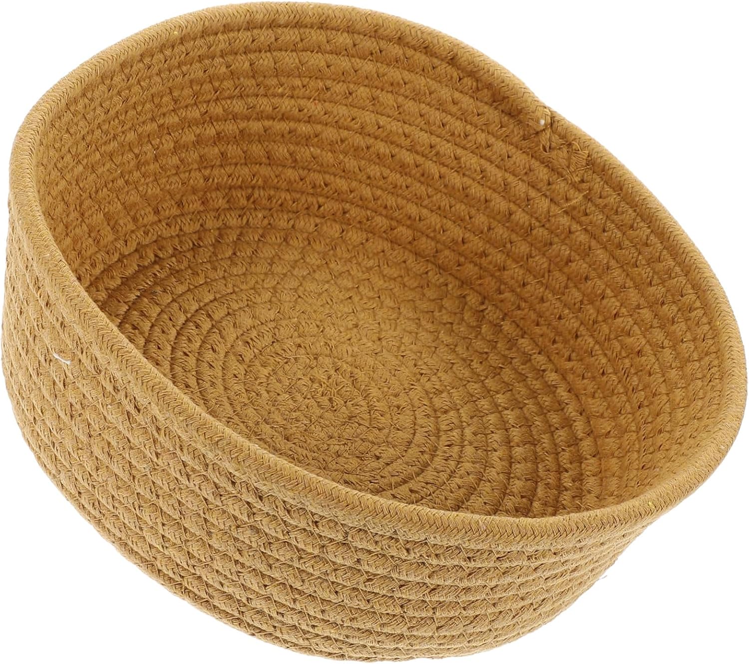 Cotton Rope Woven Basket Versatile Storage Organizer for Makeup Clothes Toys Capacity Decorative Basket for Home Office Nursery Stylish Functional Design