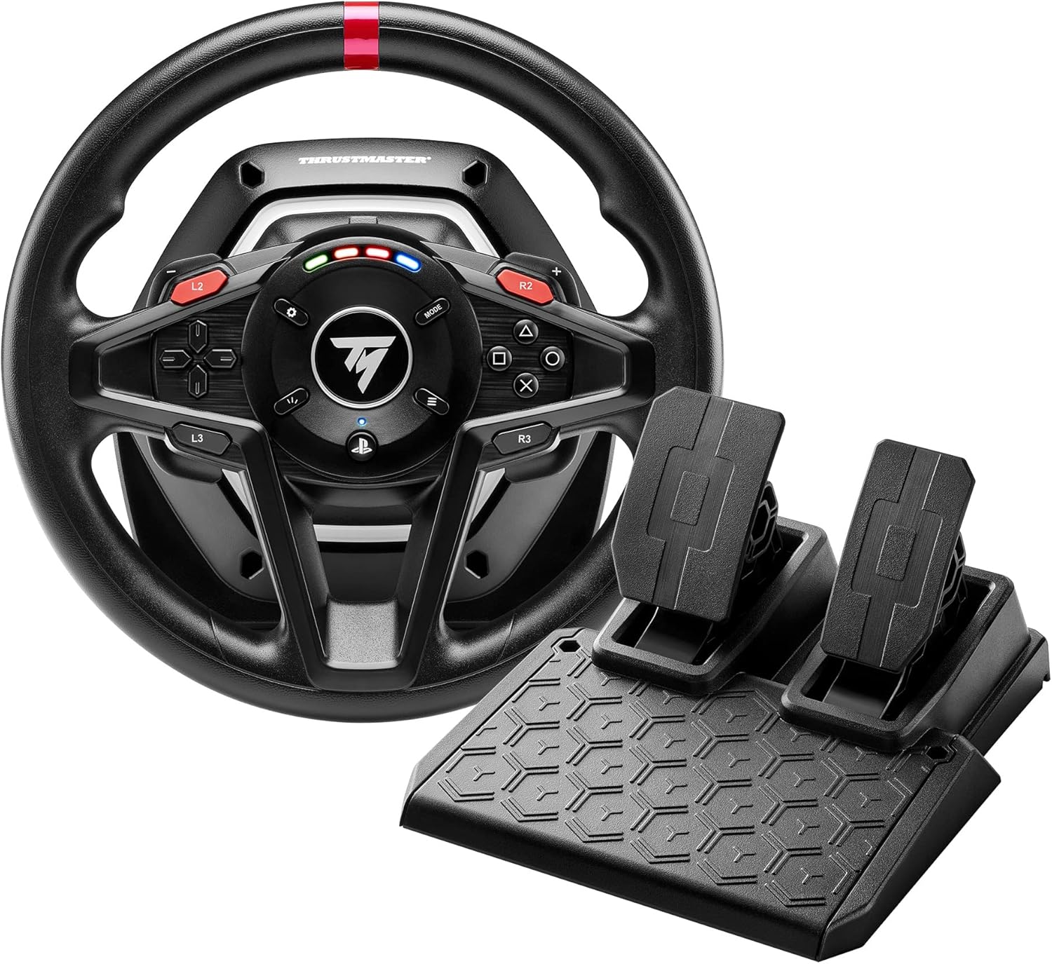 Thrustmaster T128 - High-Performance Racing Wheel and Pedal Set with Force Feedback for PC, PS4, and PS5, PS5 Pro