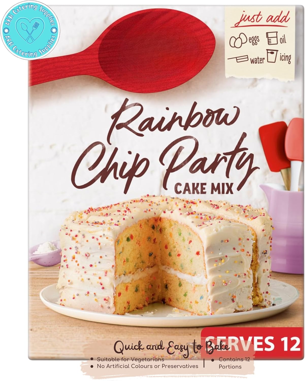Rainbow Chip Party Cake Mix 425g