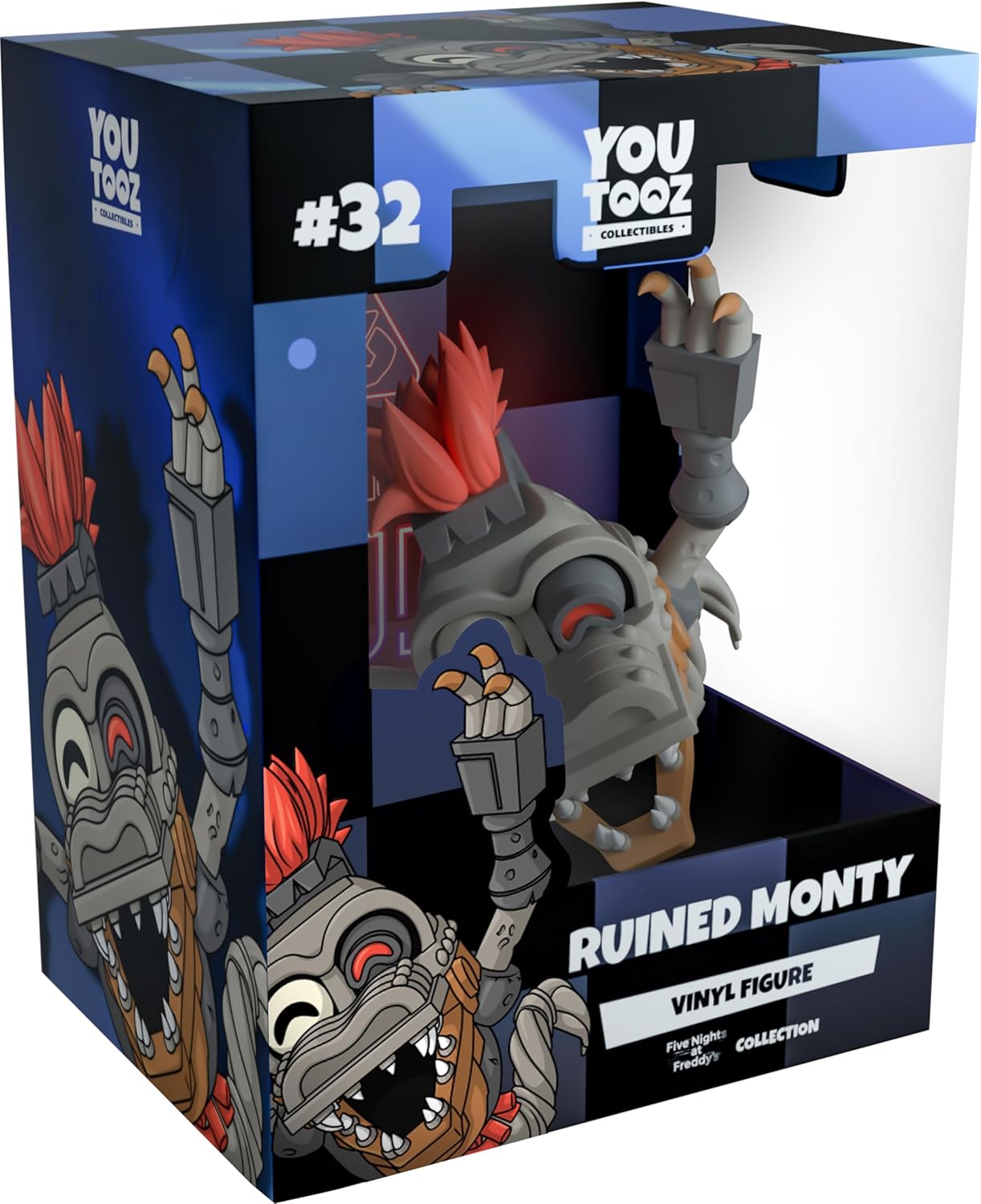 Youtooz FNAF Ruined Monty 3.6” Vinyl Figure, Collectible Monty from Five Nights at Freddy’s