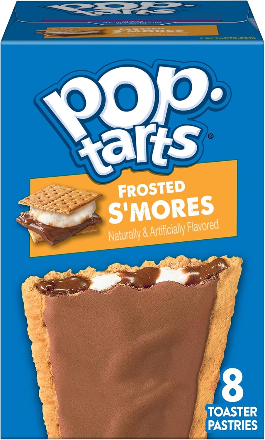 Pop Tarts Frosted S'mores Toaster Pastries, 13.5 oz, 8 Count