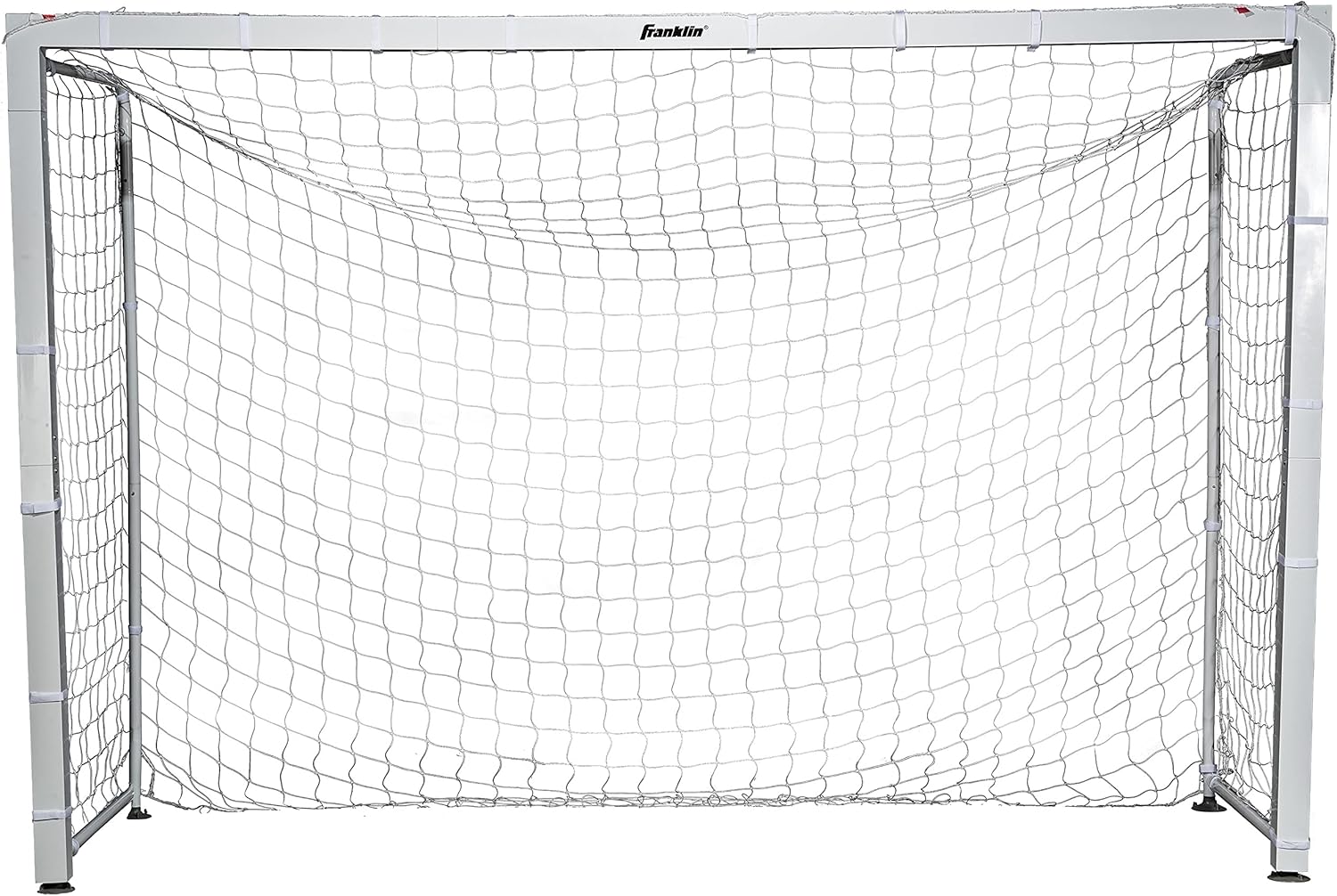 Franklin Sports Futsal Goal - Aluminum Official Size Goal - Indoor Soccer Net - Folding, Portable Futsal + Soccer Net - 9' 10" x 6'7"