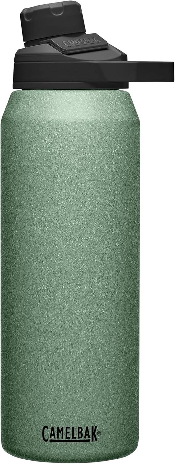 CamelBak Chute Mag 32oz Vacuum Insulated Stainless Steel Water Bottle, Moss