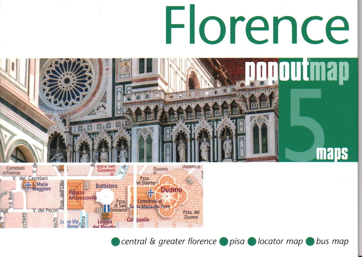 Florence PopOut Map: Handy pocket size pop up city map of Florence (PopOut Maps)