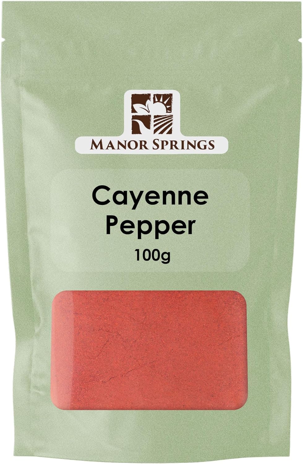 Cayenne Pepper 100g - 35,000 SHU Heat - by Manor Springs