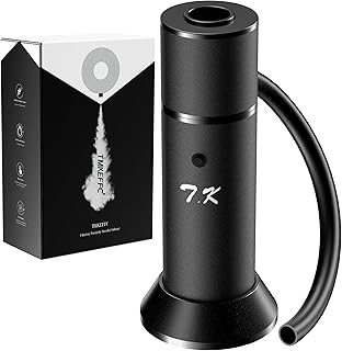 Smoking Gun Portable Smoker Infuser, Handheld Cocktail Smoke Food Smoker for Meat, Sous Vide, Drinks, Cheese, Cup Cover and Wood Chips Included, Black
