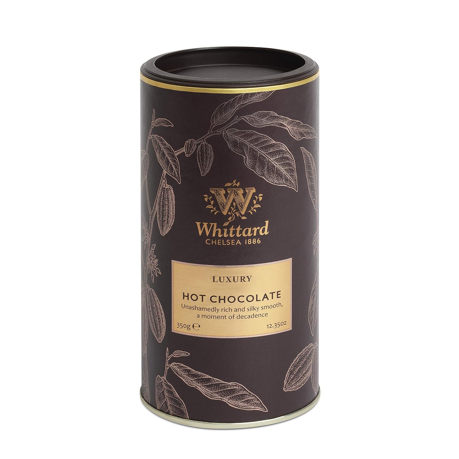 Whittard of Chelsea - Luxury Hot Chocolate - Milk Chocolate Mix, Vegetarian, Vegan Friendly, Baking Cocoa (350g, 1ct)