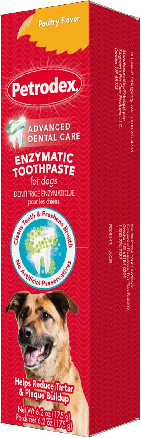 Sentry Pet Care Enzymatic Dog Toothpaste 6.2oz Tube
