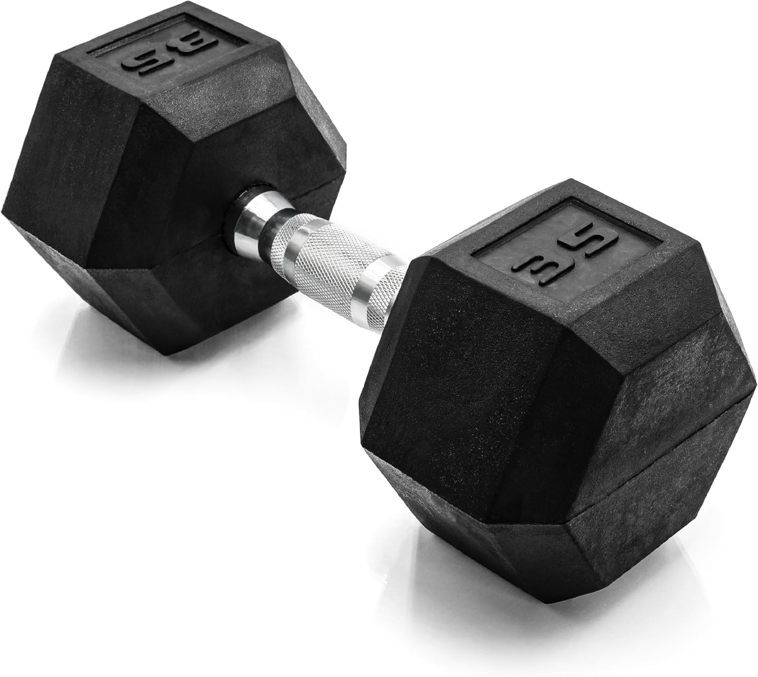 CAP Barbell 35 LB Coated Hex Dumbbell Weight, New Edition