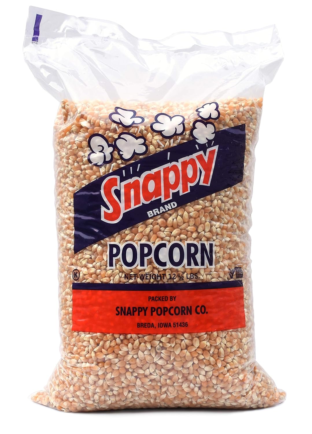 Snappy Yellow Popcorn Kernels for Popping with Popcorn Machine, Air Popper or Stove Top, 12.5 lbs.