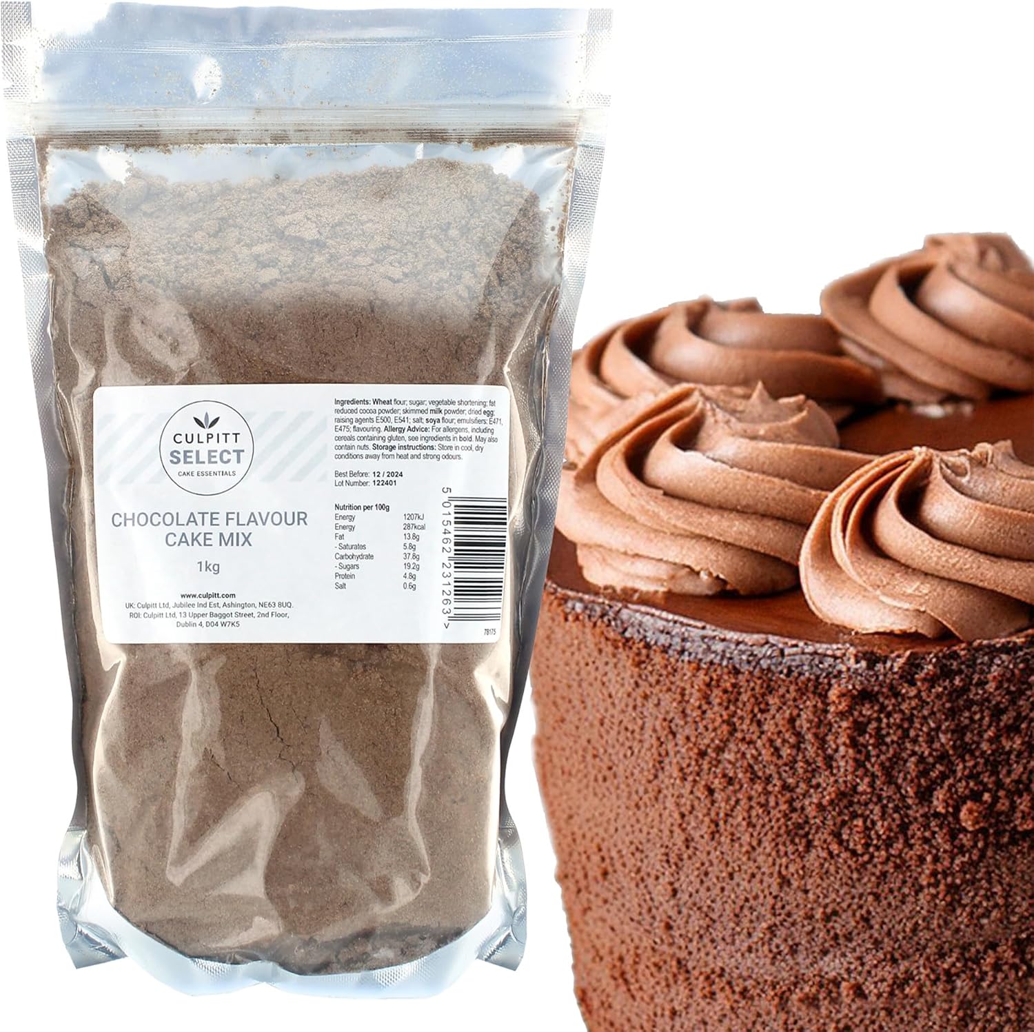 Select Chocolate Cake & Cupcake Mix, 1kg, Easy, Reliable, Delicious, Bakes For Celebration Sponge Cakes, Made in UK