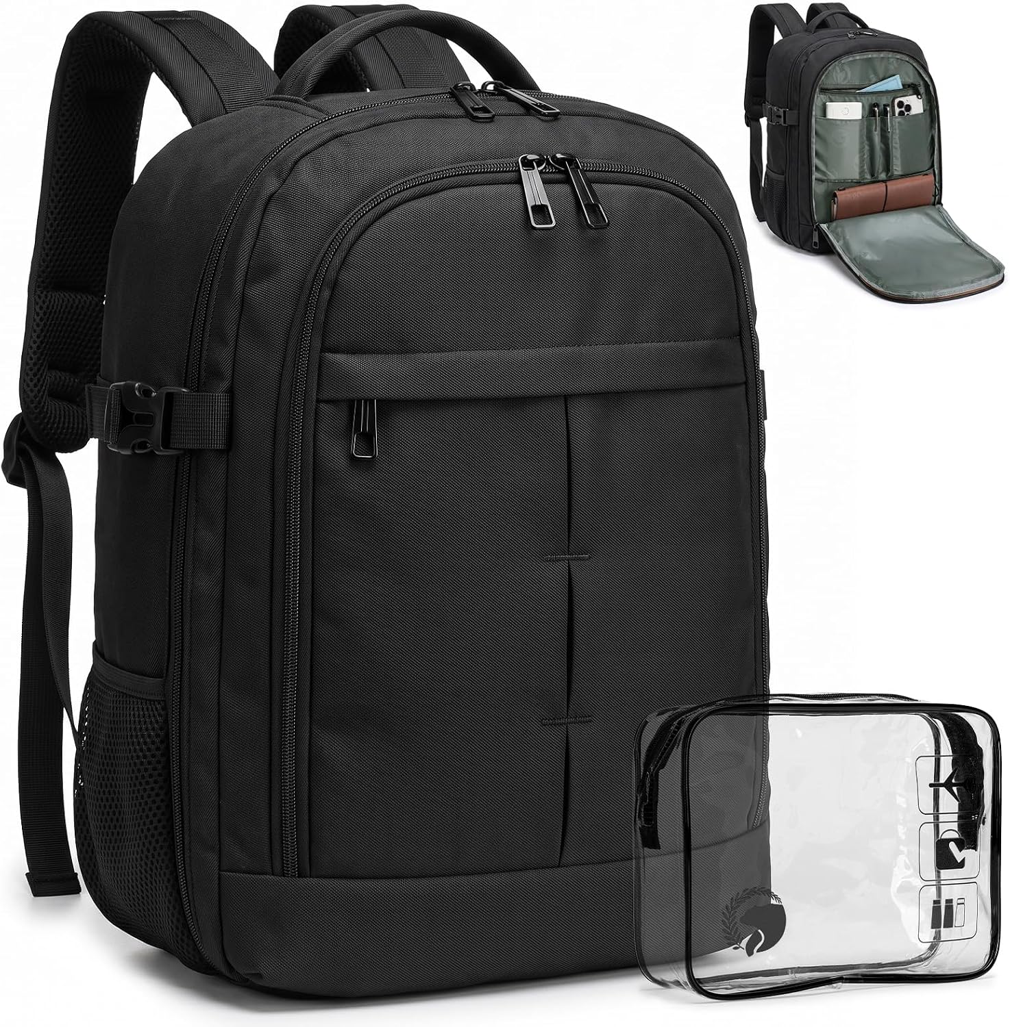 Travel Backpack 20L 40x30x15cm Personal Item Bag Flight Approved