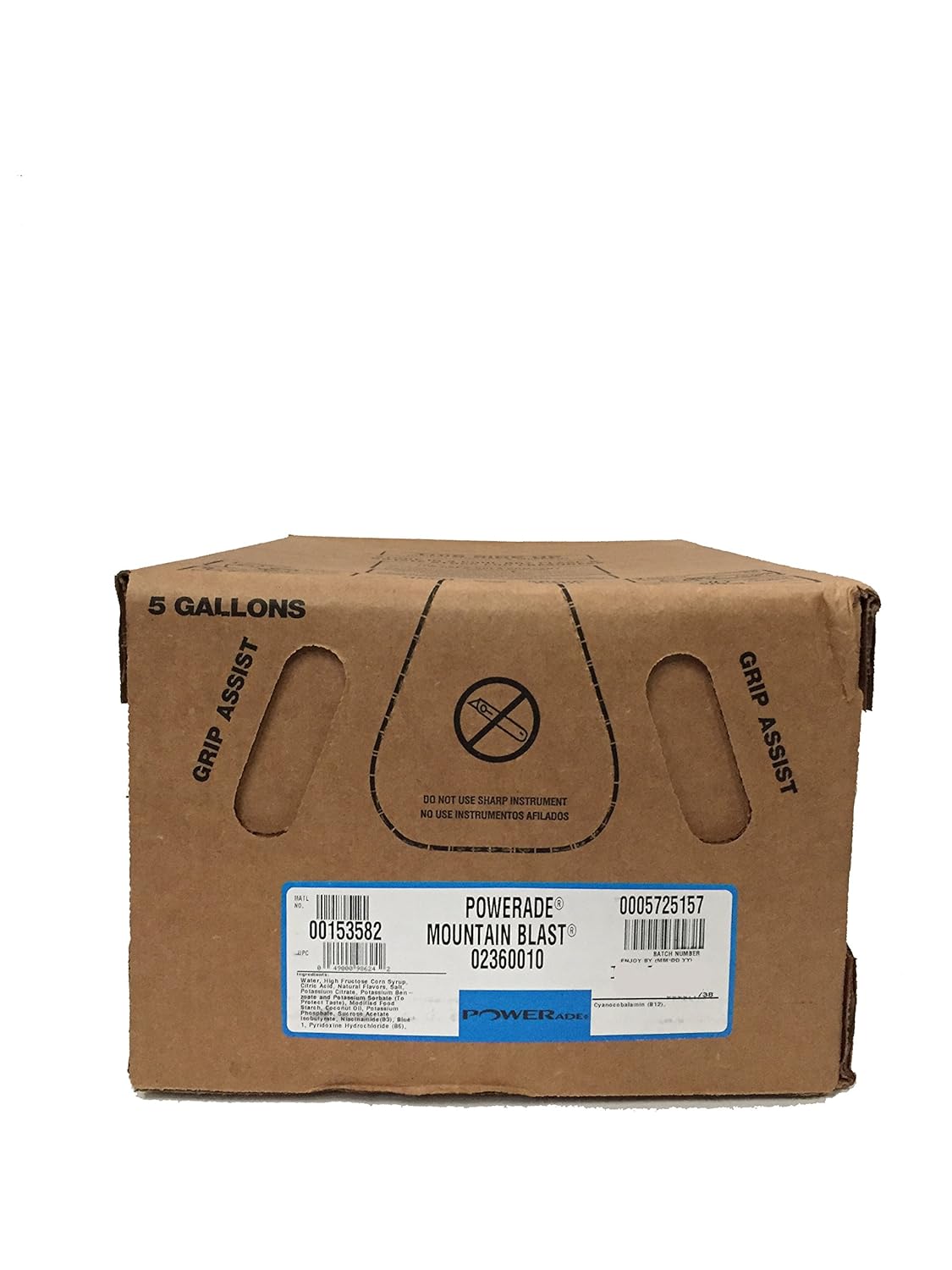Powerade Mountain Blast Syrup 5 Gallon Bag in Box BIB