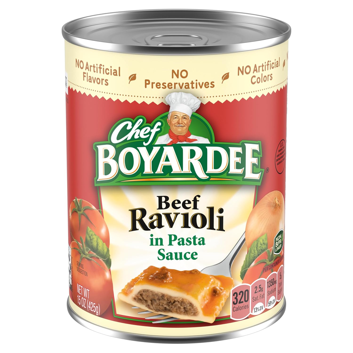 Chef Boyardee Beef Ravioli, 15 oz