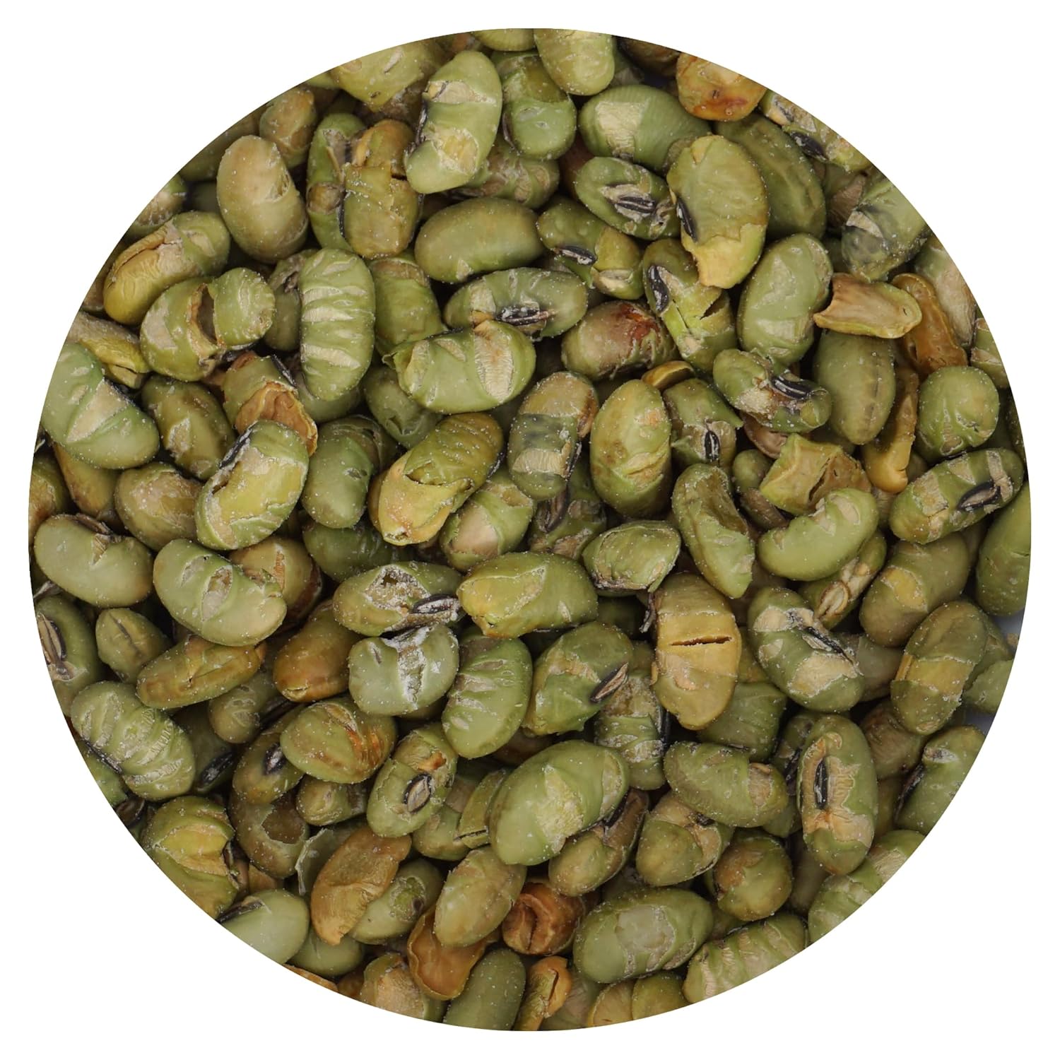Roasted & Salted Edamame Beans Snack, 1 Pound Bulk Bag, Edamame Snack, Hampton Distribution